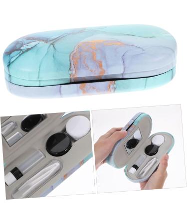 Healeeved Double-Layer Glasses Case & Multi-Purpose Contact Lens Holder - Portable Travel & Sunglasses Storage Solution - Buy Online on GoSupps.com
