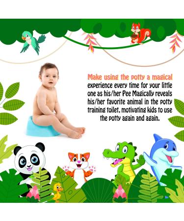 Potty Training Stickers - 10 Pcs for Boys and Girls | Color-Changing Magic Reveal | Free Potty eBook - Buy Online on GoSupps.com