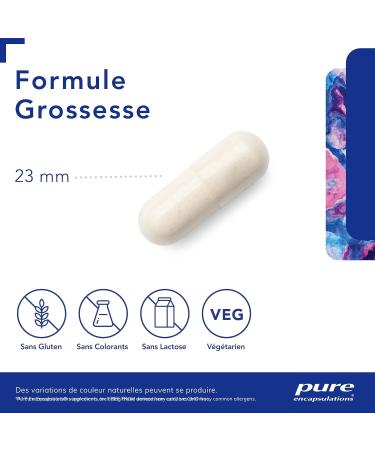 Pure Encapsulations - Pregnancy Formula - Vitamins Minerals & Nutrients for Women - From Childhood Desire & during Pregnancy & Breastfeeding - 60 Vegetable Capsules - Buy Online on GoSupps.com