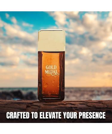 Gold Medal Men Cologne Fresh Scent Eau De Toilette Spray Fragrance For Men Long-Lasting Cologne Choice For Daily Wear Elegant 100ml Bottle - Buy Online on GoSupps.com