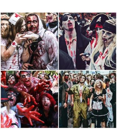 Go Ho Blood Splatter Fake Blood Makeup(0.35 oz) Halloween Fake Blood Spray Eye Blood Drops Body Paint Fake Blood for Clothes and Zombie Monster Vampire Clown Costume Cosplay Makeup 1PC - Buy Online on GoSupps.com