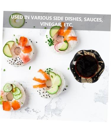 Alipis 4pcs Sauce Dish Sauce Seasoning Plate Dish Plate Barbecue Sauce White Ceramics Three-Dimensional 9X9X4CM White - Buy Online on GoSupps.com