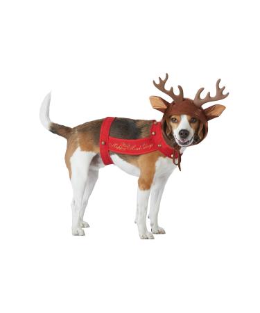 Dog Reindeer Costume Large