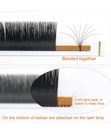 Buy 1 Tray C-0.07 Easy Fan Lashes | 10mm Volume Eyelashes | C Curl Self-Fleed Extensions for Ultimate Lash Volume - Buy Online on GoSupps.com