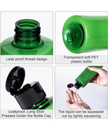 Sdootbeauty Applicator Bottles - 250ml Squeeze Bottles with Flip Cap for Hair Care | Pack of 2 Green Oil Bottles - Perfect for International Shipping - Buy Online on GoSupps.com