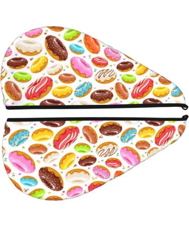 Color Donut Microfiber Hair Towel - Super Absorbent Coral Velvet Wrap for Women | Quick Dry Cap for Long Curly & Thick Hair - Buy Online on GoSupps.com