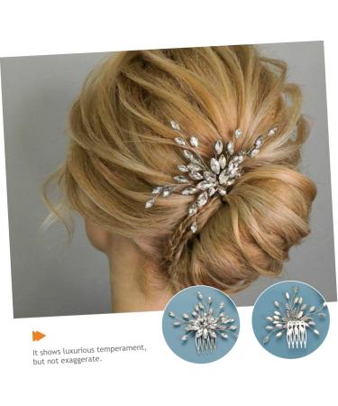 Ipetboom Bride Tiara Hair Comb Hair Accessories for Prom Rhinestone Hair Accessories Bridal Accessories Diamond Headpiece Tiara Wedding Hair Accessories Bride Headband Plastic Glass - Buy Online on GoSupps.com