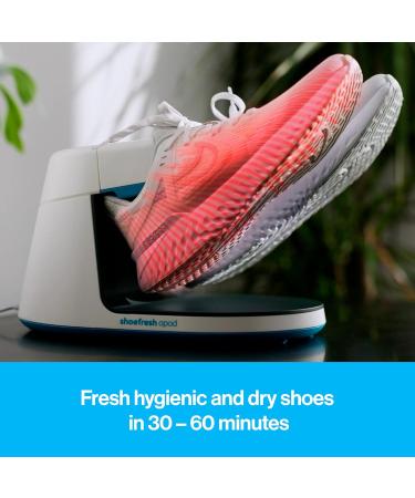 Shoefresh Shoe Freshener & Boot Dryer - Electric Shoe Deodorizer & Odor Eliminator - White - Buy Online on GoSupps.com