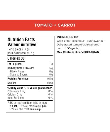 Love Child Organics Love Ducks Tomato + Carrot Corn Snacks 30 g (Pack of 1) Gluten Free by Nature's Path Tomato Carrot - Buy Online on GoSupps.com