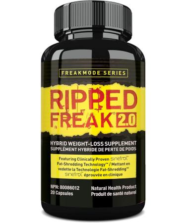 PharmaFreak RIPPED FREAK 2.0 | Hybrid Thermogenic Supplement (2X60 Caps + 28 Caps) - Buy Online on GoSupps.com