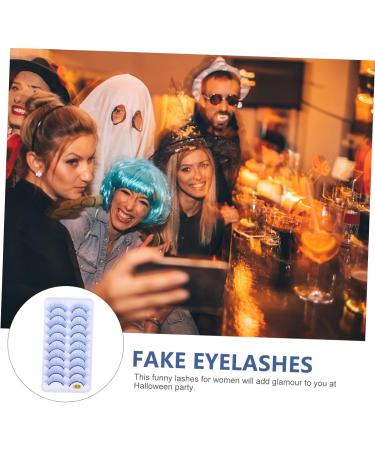 Beavorty 10 Pairs Fake eyelashes dollsthetic lashes faux lashes makeup lashes colored lashes extensions permanent false eyelashes lashes strip false lashes extend fiber cosmetic - Buy Online on GoSupps.com