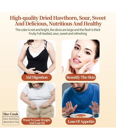 Hee Creek hawthorn berry tea Seedless Dried Hawthorn Slices 7.06oz / 200g Sun-Dried Hawthorn Slices Tea Infusion Naturally Dried Berry Slices  - Buy Online on GoSupps.com