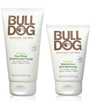 Bulldog everyday Skincare Duo Set 1 Face Wash 1 Moisturizer 1 Count
