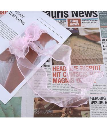 Andelaisi Vintage Silk Bow Hair Clips - Pink Chiffon Barrettes for Women and Girls - Buy Online on GoSupps.com