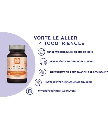 Kala Health Ultra Tocotrienol 200mg - Vegan Vitamin E Complex with All 4 Tocotrienols - Alpha Beta Gamma & Delta - No Tocopherols - 180 Capsules - Buy Online on GoSupps.com