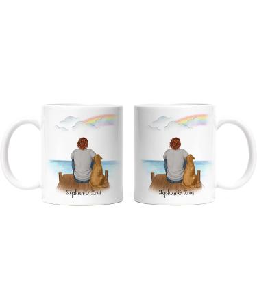Personalized Dog Dad Mug | Unique Gift for Dog Lovers | Kiddle-Design Dog Owner Merchandise - Buy Online on GoSupps.com