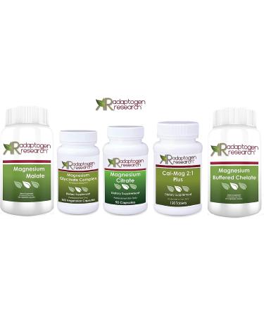 Magnesium Malate | 360mg of Highly Bioavailable DiMagnesium Malate | for Energy & Muscle Support | 240 Vegetarian Capsules | Adaptogen Research - Buy Online on GoSupps.com