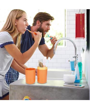 Ruggito Travel Toothbrush Case - 3-Piece Portable Cover & Cleaning Cups for Camping & Home - Buy Online on GoSupps.com