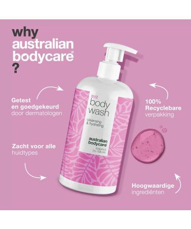Australian Bodycare B12 Body Wash 500 ml Nourishing body wash against dry & itchy skin Deep cleansing & intensive hydration With B12 Zinc PCA & Allantoin - Buy Online on GoSupps.com