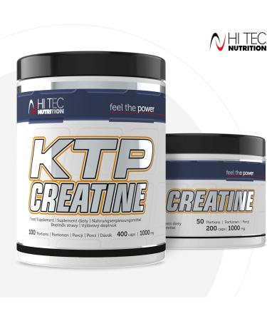 HI TEC NUTRITION KTP Creatine - Dietary Supplement for Athletes | 200 Capsules - Boost Performance & Muscle Growth - Buy Online on GoSupps.com