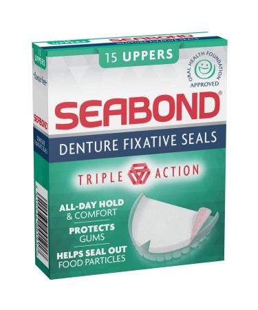 THREE PACKS of Seabond Denture Fixative Uppers - Buy Online on GoSupps.com