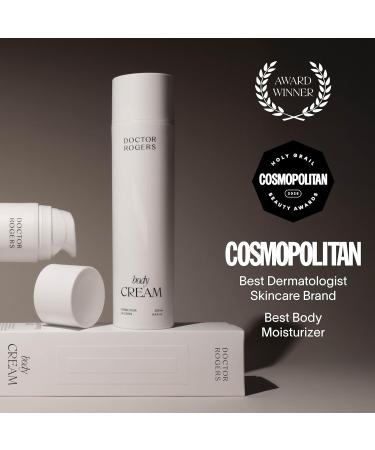 Doctor Rogers Body Cream. Hydrating Unscented Moisturizer for Dry Skin with Shea Butter Squalane Ceramide & Glycerin Moisturizing Lotion 6.8 Ounce (200 ml) - Buy Online on GoSupps.com