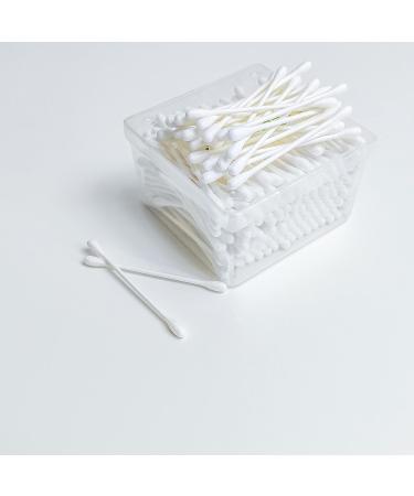 200pcs Double Tip Paper Cotton Swabs - Eco-Friendly Cotton Buds for Ear Cleaning & Keyboard Cleaning | International Shipping - Buy Online on GoSupps.com
