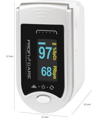 Proficare Pulse Oximeter - 3-in-1 Finger Clip for Pulse Oxygen Saturation & Perfusion Index | PC-PO 3104 - Buy Online on GoSupps.com