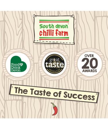 South Devon Chilli Farm Reaper Chilli Sauce | Carolina Reaper Heat Level 12/10 | 50ml Pocket Size Bottle - Buy Online on GoSupps.com