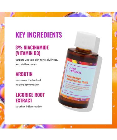 Good Molecules Niacinamide Brightening Toner - Buy Online on GoSupps.com