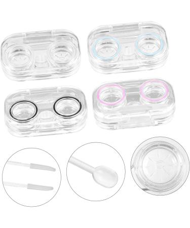 PartyKindom 8pcs Glasses Case Storage Box - Colored Plastic Durable & Stylish - Perfect for Organization - Buy Online on GoSupps.com