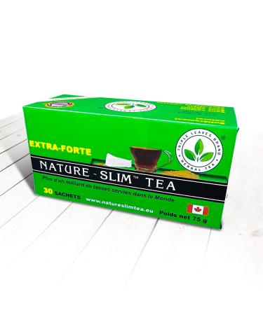 TRIPLE LEAVES BRAND Nature Slim Tea Extra Strong - Box of 30 Tea Infusers