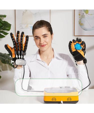 Rehabilitation Robot Gloves Grasping Simulation Pneumatic Finger Rehabilitation Robot Gloves for Arthritis Hemiplegia Stroke Patient (L) Large - Buy Online on GoSupps.com