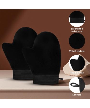  koStamm 2 Pack Self Tanning Mitt - Elastic Wrist Tanning Gloves Prevents Staining Tanning Mitt Applicator for Tanning Mousse or Lotion - Buy Online on GoSupps.com