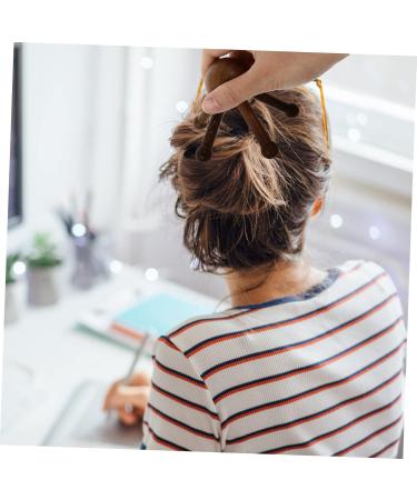 FRCOLOR 2 STK Wooden Scalp Massager - 5 Claws Manual Head Massage Tool for Relaxation & Hair Care - Buy Online on GoSupps.com