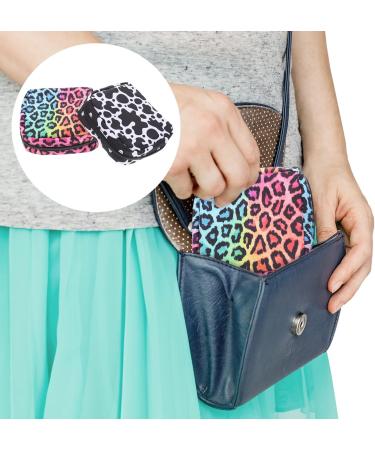 Milist Leopard Print Menstruation Pad Bag - 2-Piece Mini Storage Organizer for Travel & Home - Buy Online on GoSupps.com