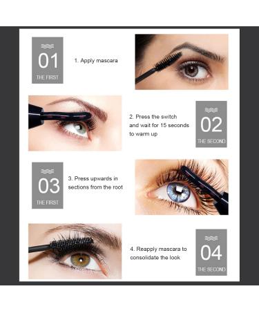 Buy Heated Eyelash Curler - Electric USB Rechargeable Fast Heating & Long Lasting Curl | Shop Now for Effortless Beauty - Buy Online on GoSupps.com