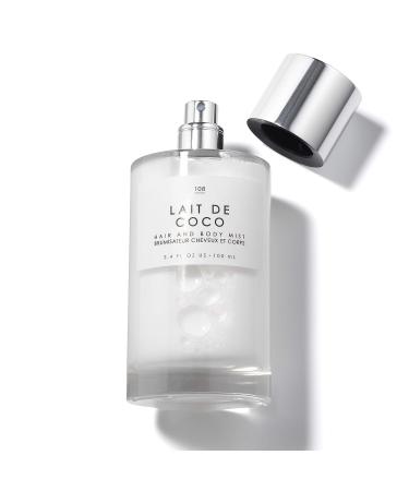 Lait de Coco Hair & Body Mist - 3.4oz | 100ml - Le Monde Gourmand Coconut Milk Mist 3.40 Fl Oz (Pack of 1) - Buy Online on GoSupps.com