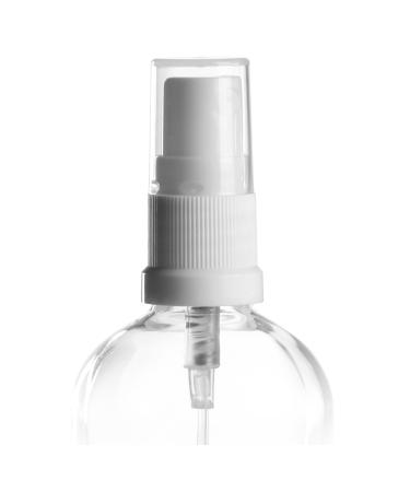 5 x pump cater - white - DIN 18 - including transparent protective cap - for bottles with 18mm thread *** spray head spray head pump spray pump spray spray attachment spray lock pump attachment pump lock ***