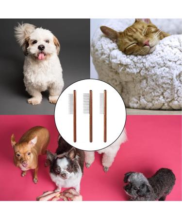 3 PCS Flea Comb for Cats Cat Flea Comb Fine Toothed Pet Comb Beauty Set Comb Set for Removing Floating Hair And Tear Stains Stain Remover Combs Fine Tooth Grooming Removal Tool - Buy Online on GoSupps.com