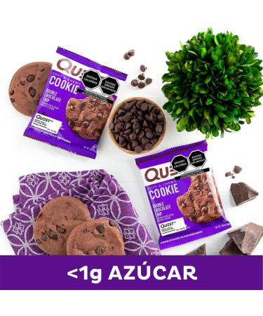 Quest Nutrition Protein Cookie - Double Chocolate Chip 2.08 Oz (Pack of 12) - Buy Online on GoSupps.com