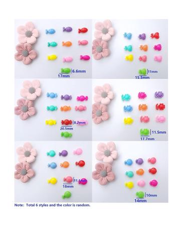MOODKEY 106PCS Self Hinge Hair Barrettes - Colorful Cute Hair Clips for Baby Girls - Buy Online on GoSupps.com