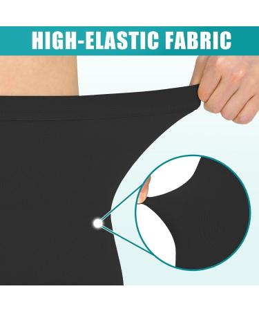 Evolyline Medical Compression Pantyhose for Women & Men 20-30mmHg Footless Graduated Support Tights Compression Pantyhose Opaque Compression Socks Stockings for Varicose Veins Edema Flight Nursing Black S - Buy Online on GoSupps.com