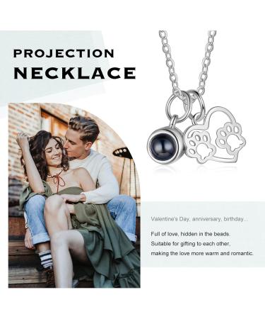 Personalized Albert Band Projection Photo Keychain | Custom Pet Paw Print Gifts for Women Girls Couples & More - Buy Online on GoSupps.com