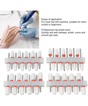 Nail Drill Bits Set Electric Nail Drill Bits Safety Manicure Remover Tools for Acrylic Gel Nails - Buy Online on GoSupps.com
