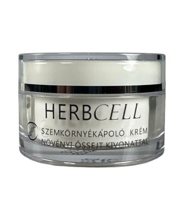 Herbal Eye Cream with Stem Cell Extract Anti-Aging Wrinkle-Reducing Puffy Eye Treatment Natural Under Eye Cream with Botanical Plant-Based Ingredients for Dark Circles & Fine Lines -1.7oz HERBCELL