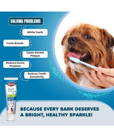 Trixie Dental Care Mint Toothpaste for Dogs | 100g | Supports Oral Hygiene & Dental Health | Prevents Tartar & Plaque - Buy Online on GoSupps.com