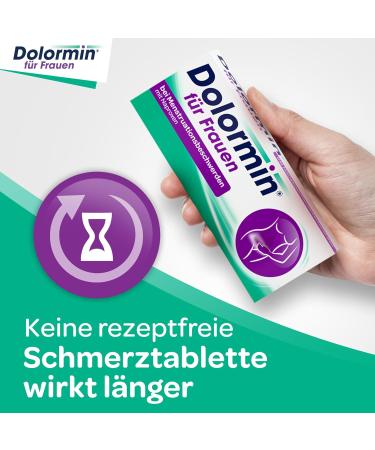 Dolormin for Women Naproxen for Menstrual Pain Relief 30 Tablets Effective Solution for Period Cramps - Buy Online on GoSupps.com