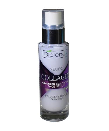 BIELENDA NEURO COLLAGEN 3 PEPTIDE CERAMIDES. ADVANCED BEAUTIFYING FACE SERUM. DAY/NIGHT. 1 FL OZ - Buy Online on GoSupps.com