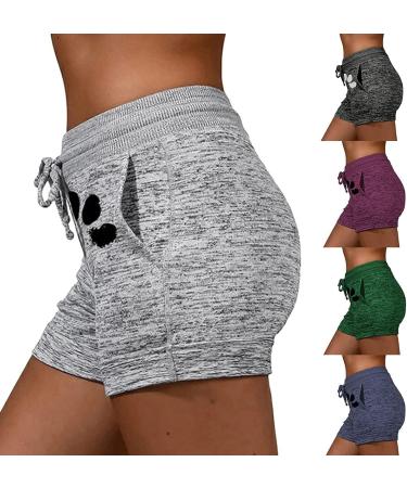Buy Muyogrt Women's Sports Shorts - Lightweight Stretch Shorts for Summer Fitness | Airy Jogging Pants in 5XL A-Black - Buy Online on GoSupps.com